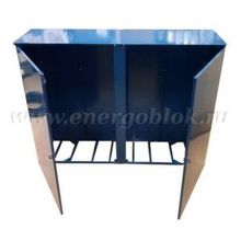 Шкаф для четырех баллонов 40 л (кислород, ацетилен) разборный