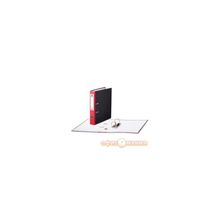 Папка-регистратор BRAUBERG  картон,   А4,  50мм,  мрамор,  красный корешок