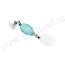Комплект дыхательный для ручной ИВЛ взрослый (мешок дыхательный силиконовый типа Амбу с двумя масками, многоразовый, автоклавируемый), Россия
