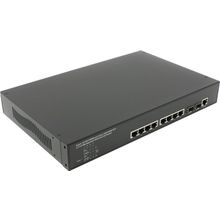 Коммутатор  MultiCo   EW-P5082L2   Managed PoE+ Switch  (8UTP  10 100 1000Mbps,  2SFP)