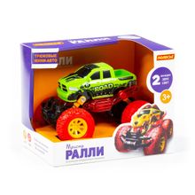 Монстр РАЛЛИ - Рейд, автомобиль инерционный (со светом и звуком) (в коробке)