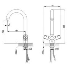 Смеситель Lemark Pallada LM2605C для раковины