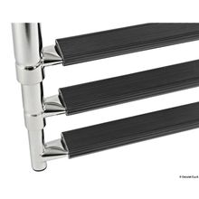 Osculati Telescopic large ladder AISI316 3 steps, 49.540.03