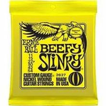 P02627 Beefy Slinky Комплект струн для электрогитары, никель, 11-54, Ernie Ball