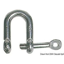 Osculati U-shackle AISI 316 with captive pin 12 mm, 08.220.12