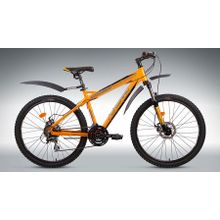 FORWARD Quadro 2.0 Disc 26" (24ск, алюм, аморт.вилк, мех.диск, EF65 TX50 Altus TZ21)(рама 17", желтый матовый)
