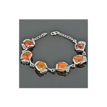 Бусики-Колечки Браслет Сердолик "Вензель" арт. бП2677