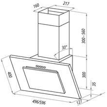 Каминная вытяжка Maunfeld Tower 60 Inox