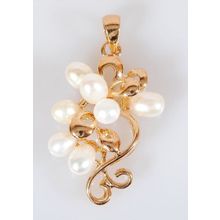 Кулон с жемчугом "Гроздь большая"