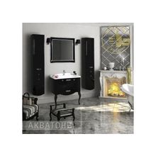 Мебель для ванной Акватон Венеция 90 чёрный глянец