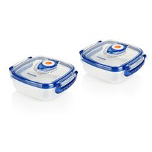 Miniland Baby с вакуумными контейнерами Pack-2-Go Hermifresh синяя