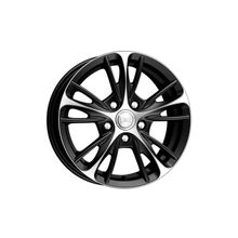 Колесные диски КиК Мулен Руж (КС568) 6,5R16 4*108 ET32 d65,1 Алмаз-черный [арт.13274]