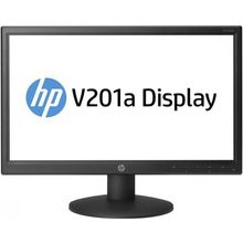 Монитор HP TFT V201a 19,45" Black (F8C55AA) {LED Monitor wide 200 cd m2,600:1,5 ms,90° 50°,VGA,1600x900,Energy Star}