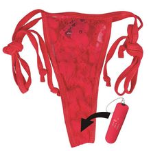 Красные вибротрусики Remote Control Panty Vibe S-M-L Красный