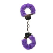 EDC Wholesale Наручники с фиолетовым мехом Furry Handcuffs (фиолетовый)