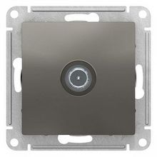 Розетка TV ATLASDESIGN, проходная, сталь |  код. ATN000992 |  Schneider Electric