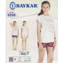 Пижама для девочек - Baykar - 9358
