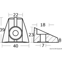 Osculati Пластина 4 6 л.с, 43.272.20