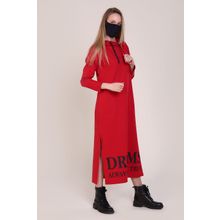 Платье длинное с капюшоном - InformaL-2 | красный