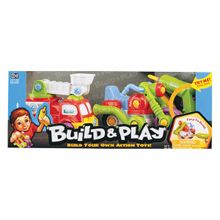 KEENWAY Набор "BUILD"N PLAY" -подъемник+мотоцикл( 2 в 1 ) 11864