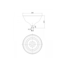 Душевая система Aksy Bagno Faenza Fa410-2005-2001 Bronze