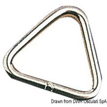 Osculati Triangle ring 6x50 mm, 39.600.02