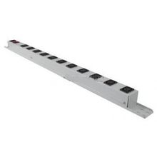 NT SOCVER 22-11 G вертикальный блок розеток, серый 22U, 11 розеток  IEC-320-C13,  вход  IEC-320-C14