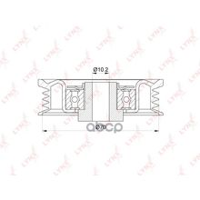 Ролик Натяжной Приводного Ремня Suzuki Swift Iv (Zc_) 1.2 10-   + Ac LYNXauto арт. PB5054