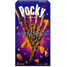 Pocky Glico Almond Crush Палочки с хрустящим миндалем, 46.2 г