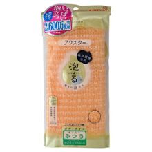 Мочалка массажная средней жесткости оранжевая Kikulon Awastar Nylon Body Wash Cloth Medium