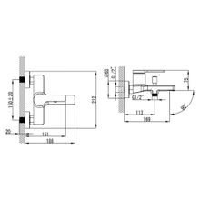 Смеситель для ванны Iddis Color Plus COLSBC0i02