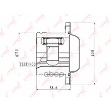 Шрус Внутренний | Перед Прав Лев | LYNXauto арт. CI8010