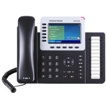 Телефон grandstream gxp-2160, voip 2 Порта ethernet 10 100 1000, 6 sip линий, цветной tft дисплей 48 grandstream
