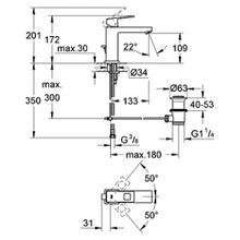 Смеситель Grohe Eurocube 23445000 для раковины