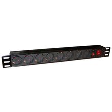 TWT-PDU19-10A8P	Блок розеток 19 8 шт., 10A 250V, без шнура питания