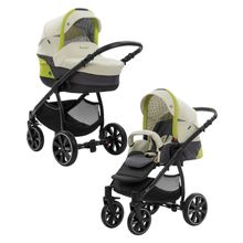 Noordi 2 в 1 Polaris SP графитово-белая с салатовым