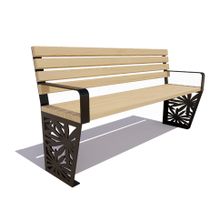 Скамейка садовая «РОМАШКА» (0,6м)