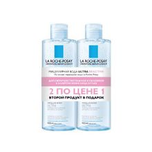 La Roche-Posay Ultra Reactive Мицеллярная вода для чувствительной, склонной к аллергии кожи 2х400 мл