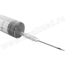 Шприц одноразовый стерильный Vogt Medical 3PC 50 60мл с иглой 21G (0,8х40мм) луер-слип, Германия