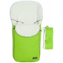 Vugga зимний Конверт и муфта 100% овечья шерсть лайм