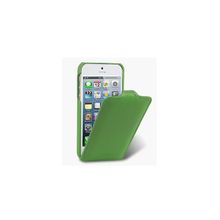 Кожаный чехол Melkco Jacka Type Leather Case Green (Зелёный цвет) для iPhone 5