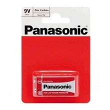 Батарейка Panasonic Zinc Carbon 6F22RZ 1BP R6F22RZ BL1