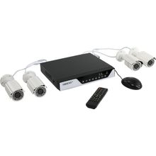 Система видеонаблюдения Orient    HVR+4AHD 1080p    (HVR 4Video In   4IP-cam, AHD, 100FPS, 1xSATA, LAN, USB2.0, RS-485, VGA, HDMI + 4 cam F=3.6, 36LED)