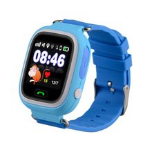 Детские часы с GPS трекером Smart Baby Watch Q80 Blue