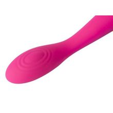 Ярко-розовый G-стимулятор IRIS Clitoral   G-spot Vibrator - 18 см.