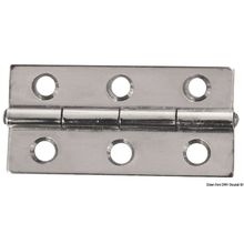 Osculati Mirror polished SS rectangular hinge 60x30 mm, 38.822.01