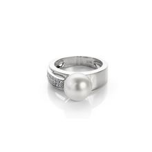 Кольцо PR1737W Модерн с белой жемчужиной nasonpearl NEW!