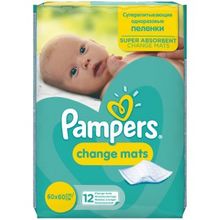 Pampers одноразовые для переодевания 12 шт