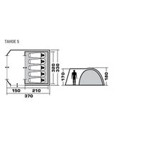 Trek Planet Палатка Trek Planet Tahoe 5 70189