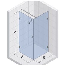 Душевой уголок Riho Scandic Mistral M201 (100х90) (R)
